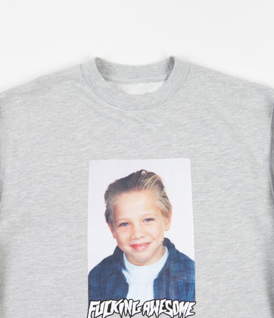 Fucking Awesome Vincent Class Photo Crewneck Sweatshirt - Gunmetal Heather