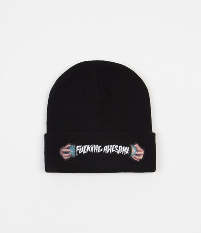 Fucking Awesome World Cup Cuff Beanie - Black