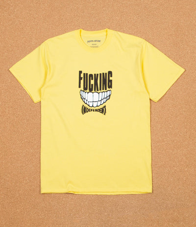 Fucking Awesome x Independent All Smiles T-Shirt - Yellow
