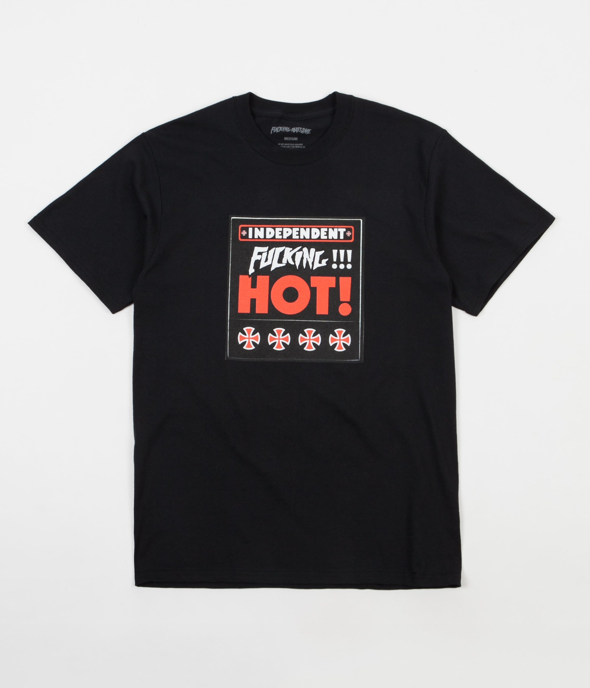 最安 読み方 Independent x Awesome Fucking Fucking Black - T-Shirt Hot トップス