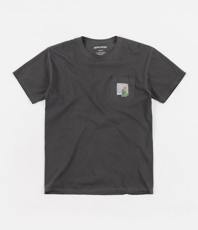 Fucking Awesome X-Scape Pocket T-Shirt - Pigment Dyed Pepper