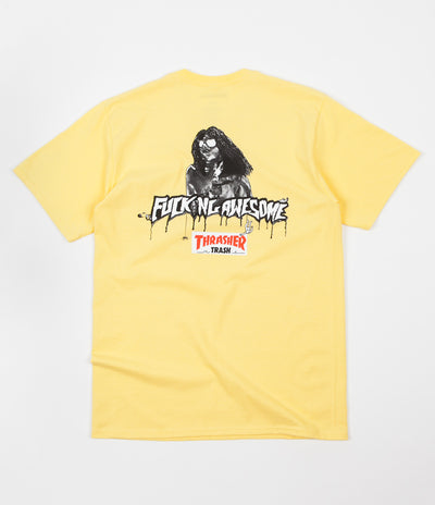 Fucking Awesome x Thrasher Trash Me T-Shirt - Yellow