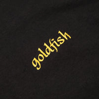 Girl Goldfish Embroidered T-Shirt - Black thumbnail