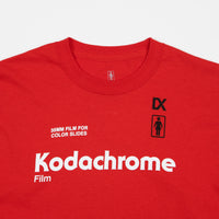 Girl x Kodak Kodachrome Long Sleeve T-Shirt - Red thumbnail
