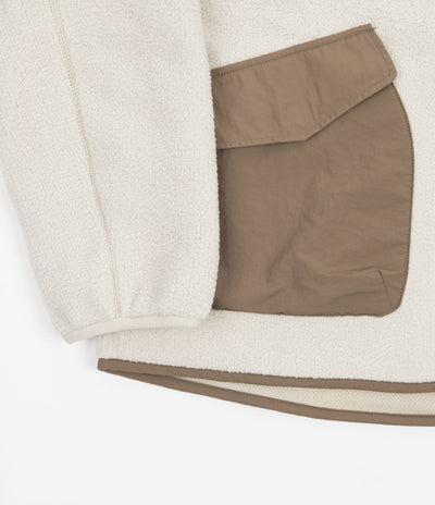 Gramicci Boa Fleece Cardigan - Natural