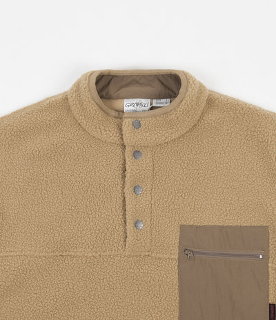 Gramicci Boa Fleece Pullover Shirt - Beige