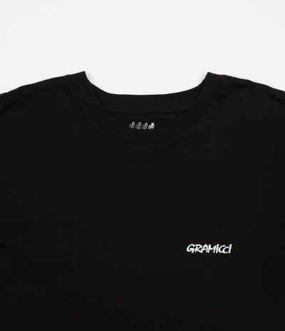 Gramicci Japan Sleeve Print Long Sleeve T-Shirt - Black