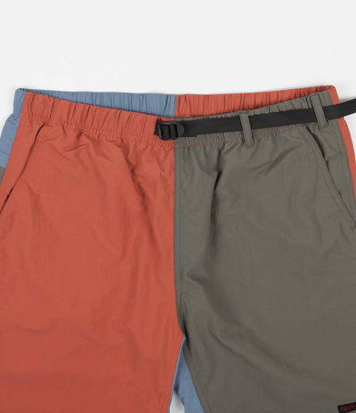 Gramicci Shell Packable Shorts - Terra Cotta / Ash Olive