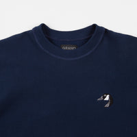 Grand Collection Goose Crewneck Sweatshirt - Navy thumbnail