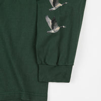 Grand Collection Goose Long Sleeve T-Shirt - Forest Green thumbnail