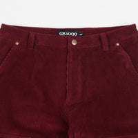 GX1000 Corduroy Pants - Burgundy thumbnail
