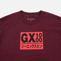 GX1000 Japan T-Shirt - Maroon thumbnail