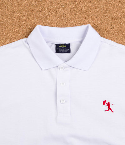 Helas Baller Long Sleeve Polo Shirt - White