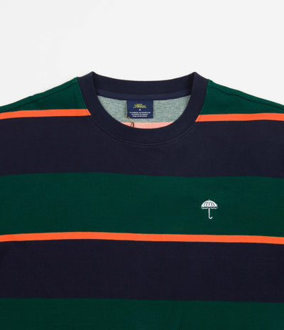 Helas Band Long Sleeve T-Shirt - Navy / Green