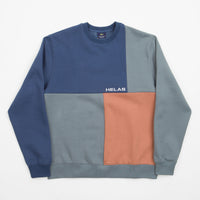 Helas Carre Crewneck Sweatshirt - Blue / Multi thumbnail