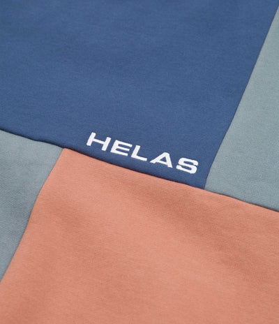 Helas Carre Crewneck Sweatshirt - Blue / Multi