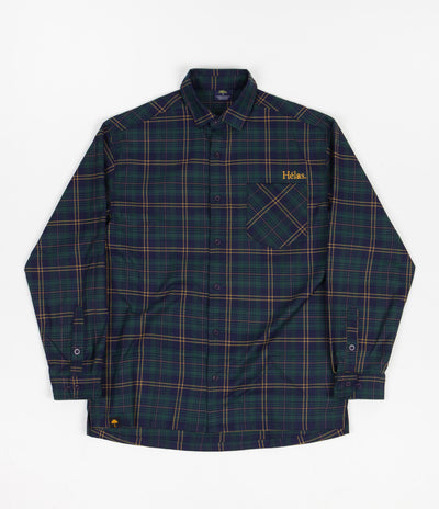 Helas Checkered Shirt - Green / Navy