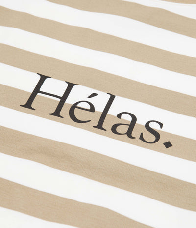 Helas Class Striped T-Shirt - White / Beige