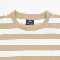 Helas Class Striped T-Shirt - White / Beige thumbnail