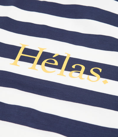 Helas Class Striped T-Shirt - White / Navy