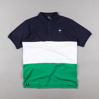 Helas Classic Polo Shirt - Navy / White / Green thumbnail