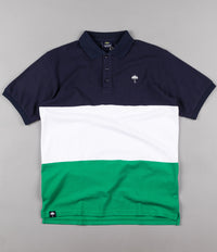 Helas Classic Polo Shirt - Navy / White / Green