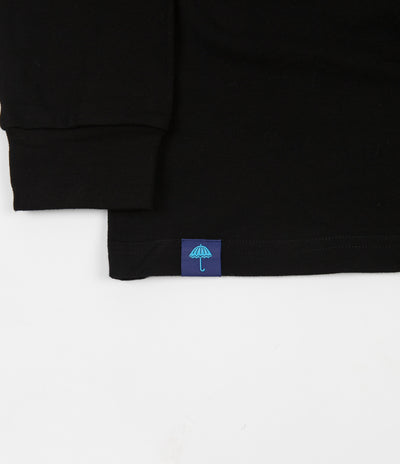 Helas Degrade Long Sleeve T-Shirt - Black