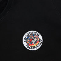 Helas Fire Department Crewneck Sweatshirt - Black thumbnail