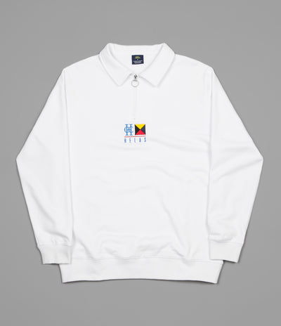Helas HCC Zulu Cruise 1/4 Zip Sweatshirt - White
