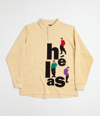 Helas Jazzy Long Sleeve Polo Shirt - Pastel Yellow