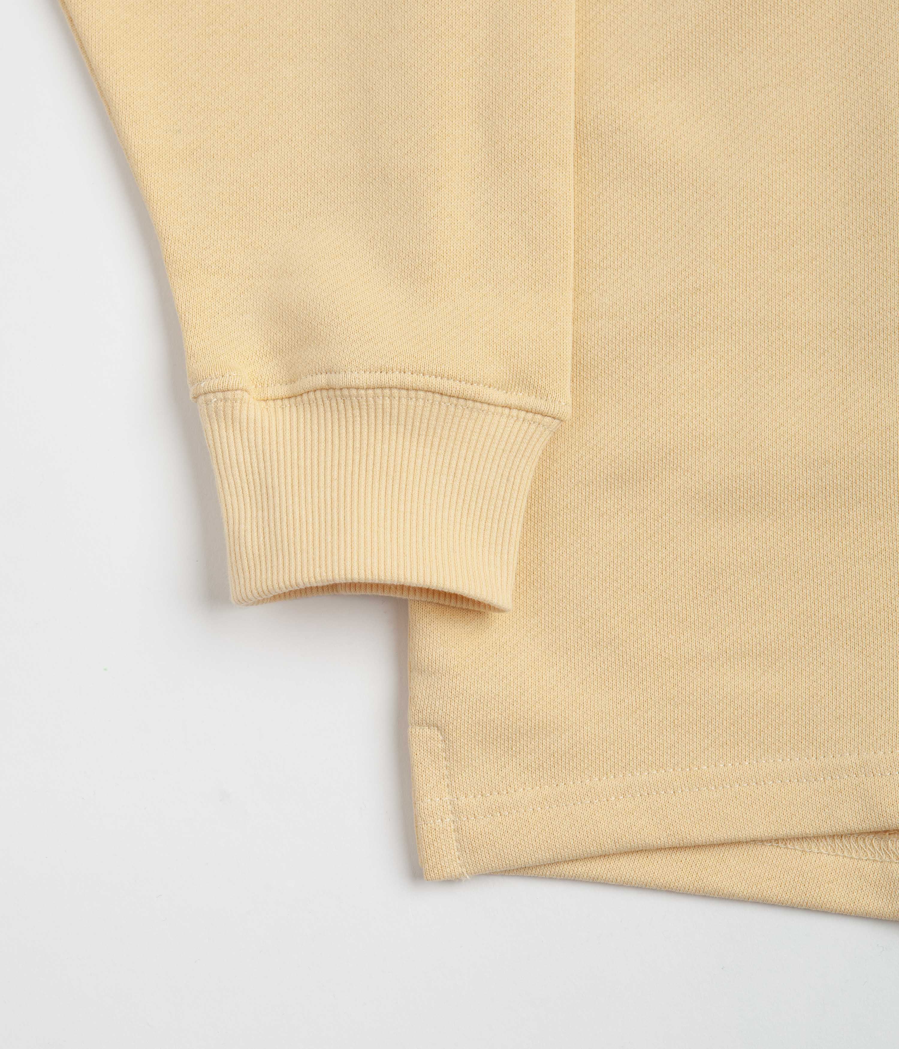 Helas Jazzy Long Sleeve Polo Shirt - Pastel Yellow | Flatspot