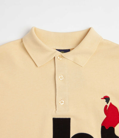 Helas Jazzy Long Sleeve Polo Shirt - Pastel Yellow