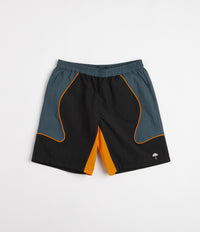 Helas Lime Sport Shorts in Black