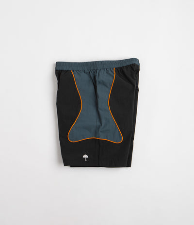Helas Lime Sport Shorts in Black