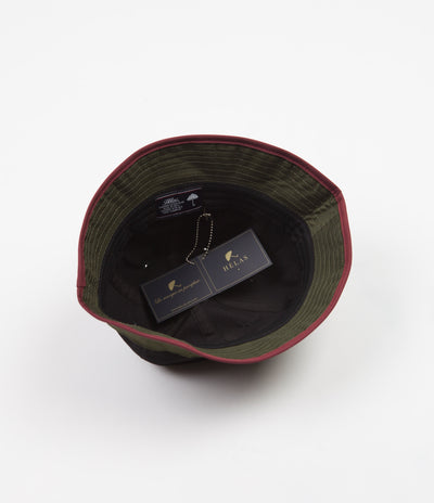 Helas Match Bucket Hat - Black / Green