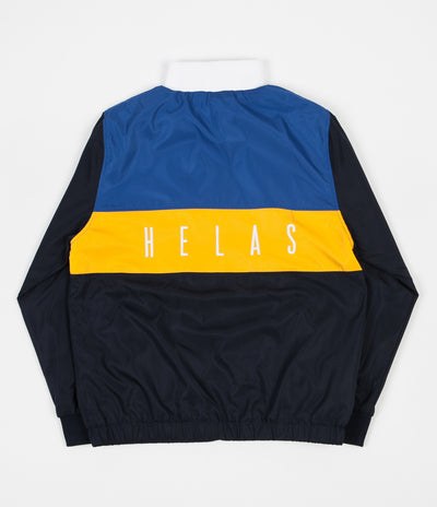 Helas Panenka Tracksuit Jacket - Navy / Yellow / Blue