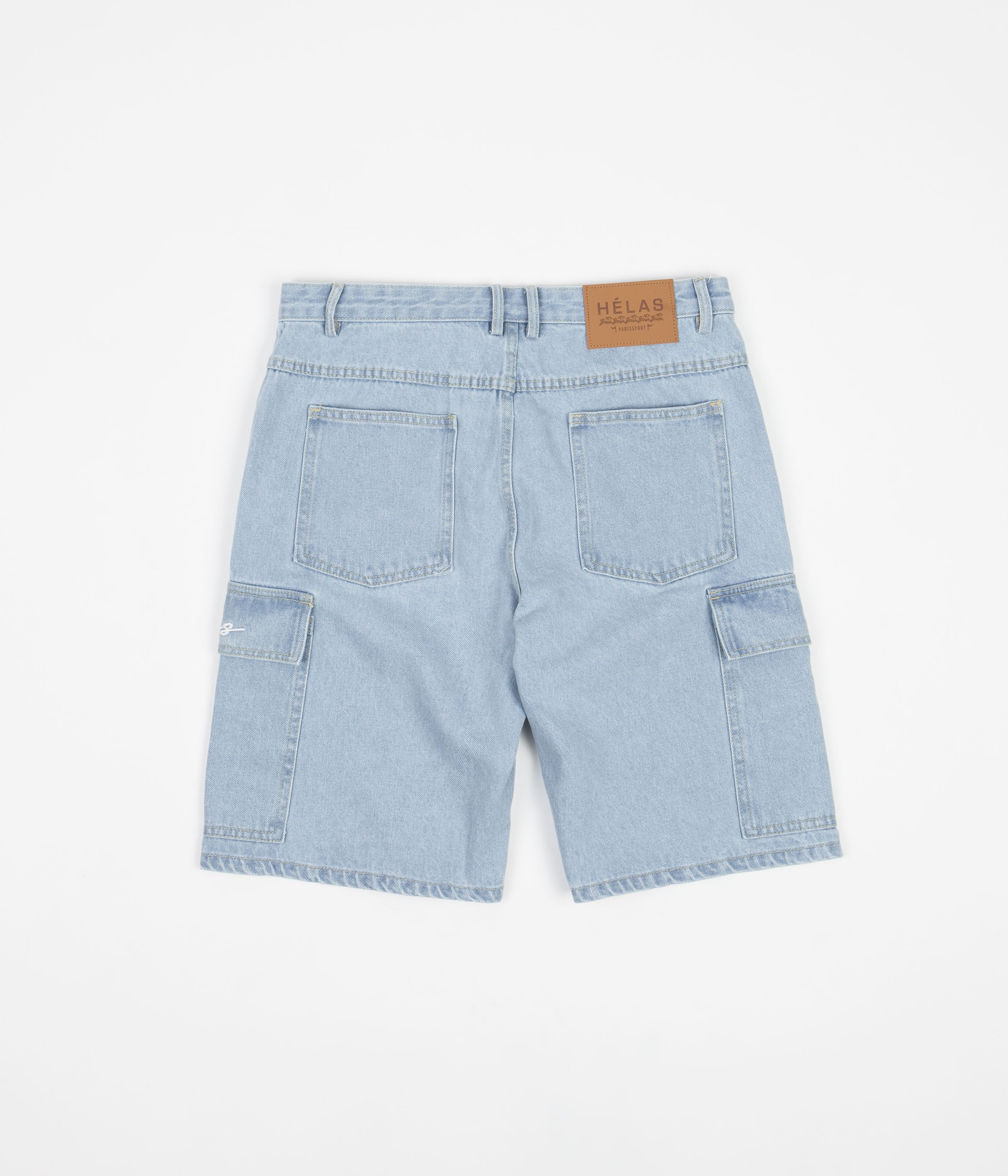 Helas Poke Denim Shorts - Blue | Flatspot