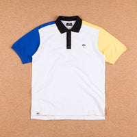 Helas Quatro Inferno Polo Shirt - White / Navy / Yellow / Black thumbnail