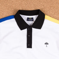Helas Quatro Inferno Polo Shirt - White / Navy / Yellow / Black thumbnail