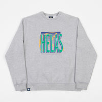 Helas Smash Crewneck Sweatshirt - Heather Grey thumbnail