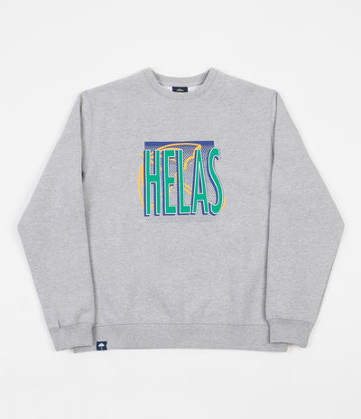 Helas Smash Crewneck Sweatshirt - Heather Grey
