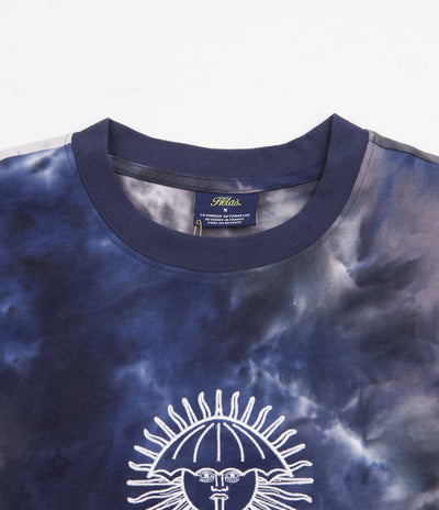 Helas Sol Tie Dye T-Shirt - Navy