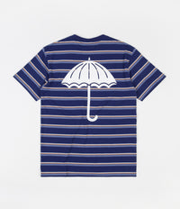 Helas Stripy Umbrella T-Shirt - Navy