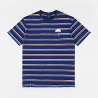 Helas Stripy Umbrella T-Shirt - Navy thumbnail