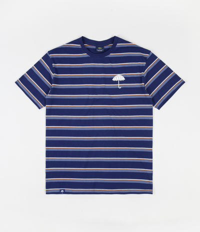 Helas Stripy Umbrella T-Shirt - Navy