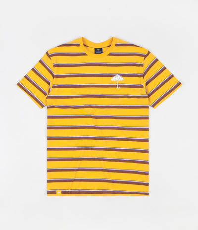 Helas Stripy Umbrella T-Shirt - Yellow