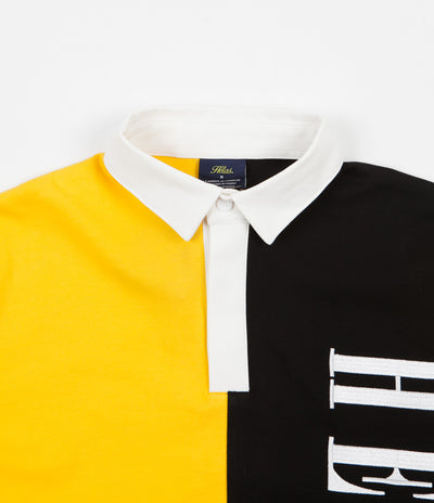 Helas Suspence Long Sleeve Polo Shirt - Yellow