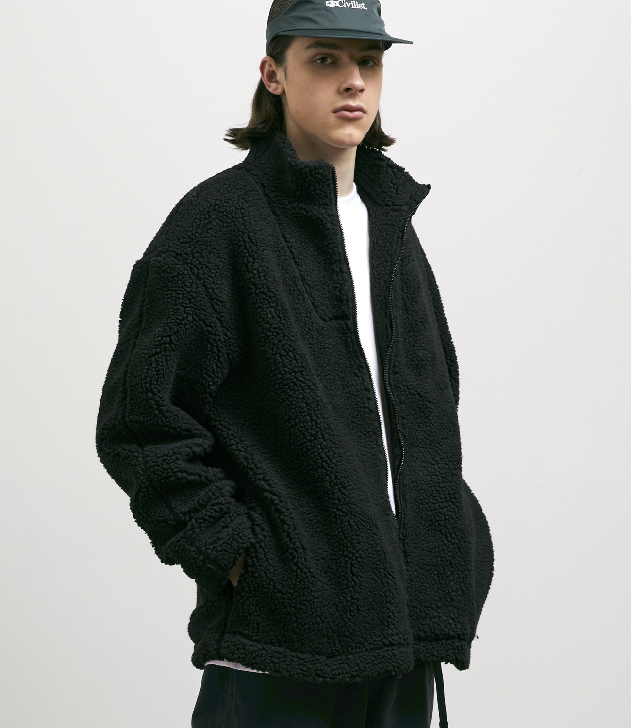 Helas Teddy Jacket - Black | Flatspot