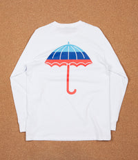 Helas Umbrella Long Sleeve T-Shirt - White / Blue / Navy / Red