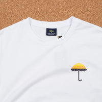Helas Umbrella Long Sleeve T-Shirt - White / Yellow / Orange / Navy thumbnail